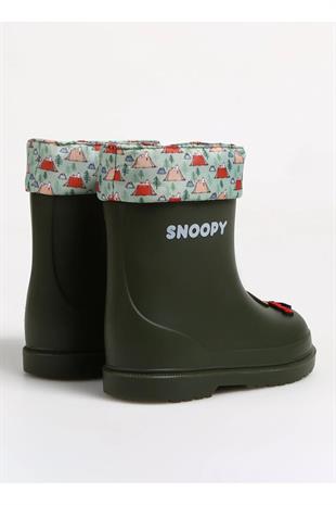 Igor Bimbi Snoopy Kaki Haki Çocuk Yağmur Bot Çizme W10277-042