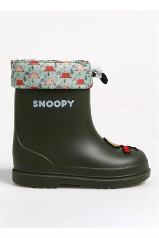 Igor Bimbi Snoopy Kaki Haki Çocuk Yağmur Bot Çizme W10277-042