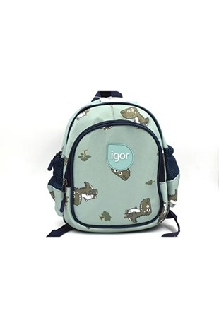 Igor BP10001 Creche Turkuaz Çocuk Anaokul Sırt Çantası BP10001-Dinosaur