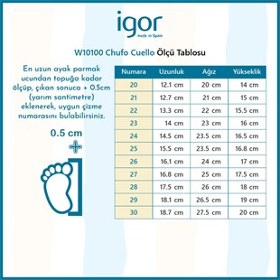 Igor Chufo Cuello Çocuk Mavi Yağmur Çizmesi W10100-047