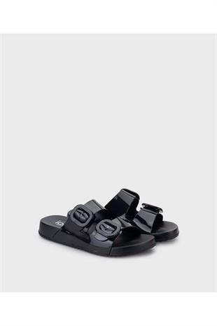 İgor Habana Brillo Kadın Terlik Siyah Negro S10334-002