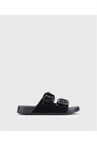 İgor Habana Brillo Kadın Terlik Siyah Negro S10334-002