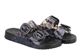 İgor Habana Brillo Kadın Terlik Leopar Siyah Negro S10336-002