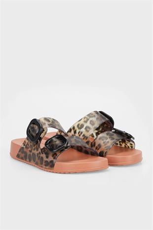 İgor Habana Brillo Leopar Kadın Terlik Pişmiş Toprak Terracota S10336-381