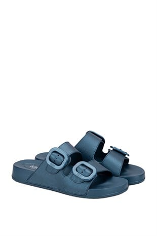 İgor Habana Metal Kadın Tokalı Terlik Marino S10345-353