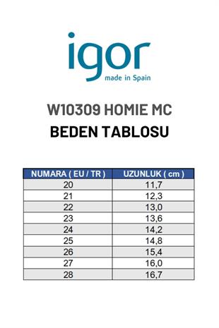 Igor Homie MC Marino Cırtlı Çocuk Panduf W10309-003