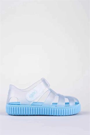 İgor Nico Cristal Bebek Çocuk Sandalet Transparan Mavi S10290-006