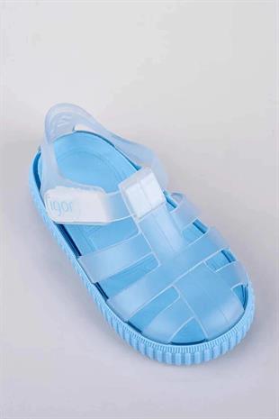 İgor Nico Cristal Bebek Çocuk Sandalet Transparan Mavi S10290-006