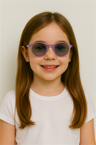 İgor Pendy Kız Çocuk Lila Simli Uv Korumalı Güneş Gözlük TR273-09S