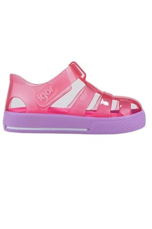 İgor Star Bicolor Bebek Çocuk Sandalet Ayakkabı Fucsia Malva S10270 018
