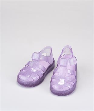 İgor Star Glitter Bebek Çocuk Sandalet Ayakkabı Simli Mor S10265-212