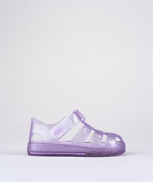 İgor Star Glitter Bebek Çocuk Sandalet Ayakkabı Simli Mor S10265-212