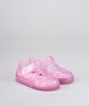 İgor Star Glitter Bebek Çocuk Sandalet Ayakkabı Simli Pembe S10265-049