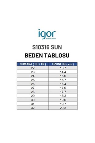 İgor Sun Mc Bebek Çocuk Sandalet Ayakkabı Maquillaje S10316-197