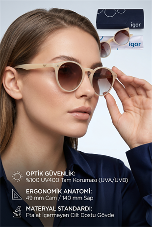 Igor Syga SS220 Kadın Güneş Gözlüğü Marfil SS220-C1115