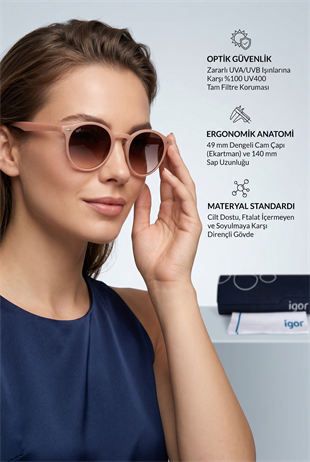 Igor Syga SS220 Kadın Güneş Gözlüğü Rosa SS220-C1117