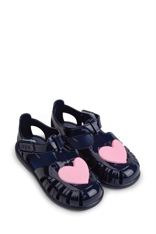 Igor Tobby Gloss Love Bebek Çocuk Sandalet S10310-003 Koyu Lacivert