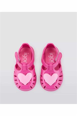 İgor Tobby Gloss Love Bebek Çocuk Sandalet S10310-007 Fuşya