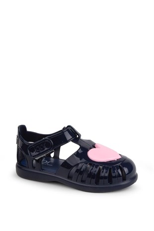 Igor Tobby Gloss Love Bebek Çocuk Sandalet S10310-003 (BB364) Marino/Koyu Lacivert