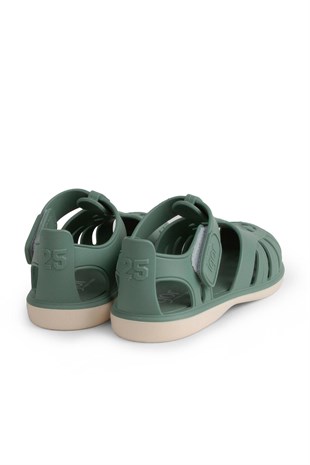 Igor Tobby Solid Bicolor Çocuk Cırtlı Sandalet Nuevo Verde BB355-384