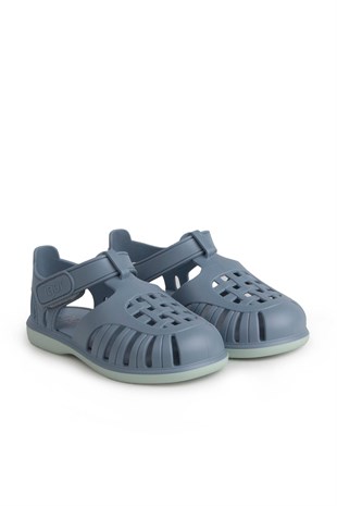 Igor Tobby Solid Bicolor Çocuk Cırtlı Sandalet Oceano BB355-225