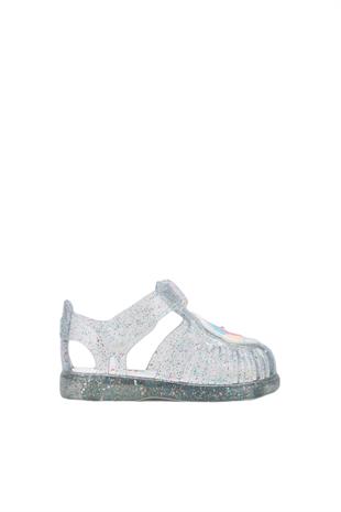 İgor Tobby Unicornio Tr.Transparente Multi Glitter Çocuk Sandalet S10341 386