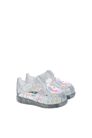 İgor Tobby Unicornio Tr.Transparente Multi Glitter Çocuk Sandalet S10341 386