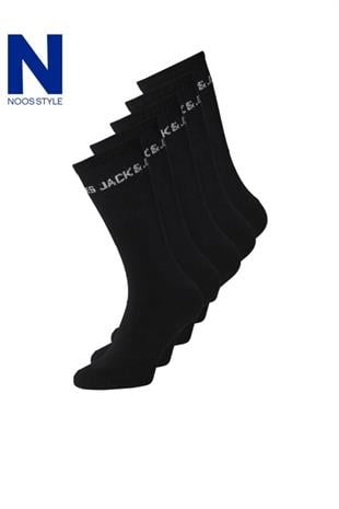 Jack & Jones 5 li Siyah Çorap 12179475