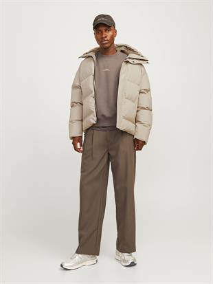 Jack & Jones ALPHA Puffer Sn Şişme Erkek Mont Bej 12261971