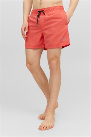 Jack & Jones Erkek Hot Coral Deniz Şortu 12225961