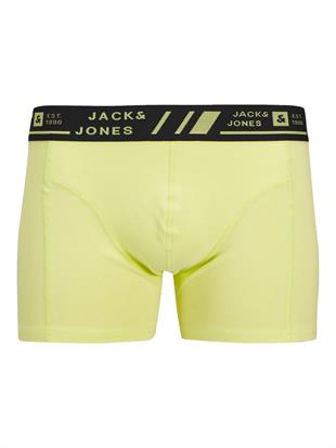 Jack & Jones JACANGUS Erkek 3 Lü Set Sarı Mavi Siyah Boxer 12277576
