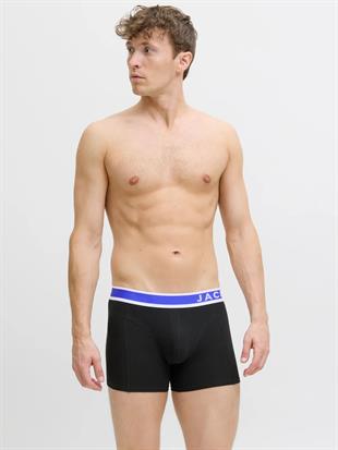 Jack & Jones JACEASTON Solid Erkek 3 lü Set Siyah Boxer 12281991