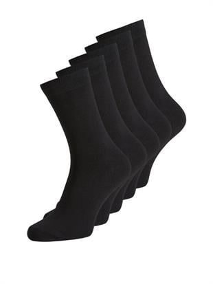 Jack & Jones JACJENS Erkek 5 li 40-46 Siyah Renk Çorap 12113085