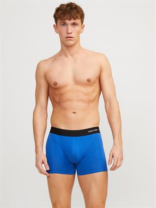 Jack & Jones LUCAS BAMBO Erkek 3 Lü Set Mavi Kırmızı Yeşil Boxer 12240403