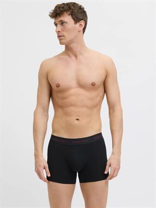 Jack & Jones JACMURPHY SKULL Erkek 3 lü Set Titan Black Boxer 12283379
