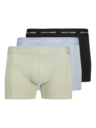 Jack & Jones JACTOM BAMBOO Erkek 3 Lü Set Yeşil Mavi Siyah Boxer 12277176