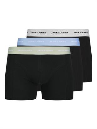 Jack & Jones JACTOM BAMBOO Erkek 3 Lü Set Siyah Boxer 12277176