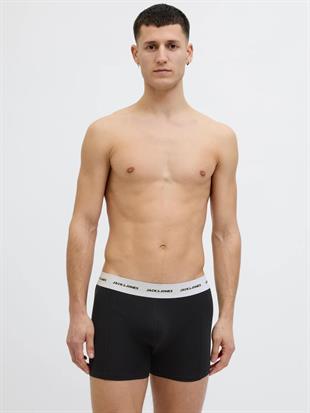 Jack & Jones JACTOM BAMBOO Erkek 3 Lü Set Siyah Boxer 12277176