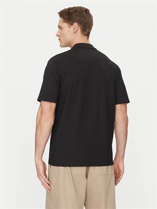 Jack & Jones JCOFUSION Pike Polo Yaka Black Erkek Tişört 12273127