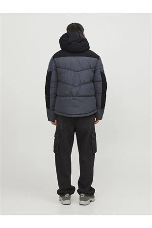 Jack & Jones JCOOTIS Soğuk Geçirmez Erkek Mont Kaban Asphalt 12239001