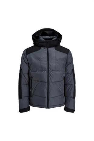 Jack & Jones JCOOTIS Soğuk Geçirmez Erkek Mont Kaban Asphalt 12239001