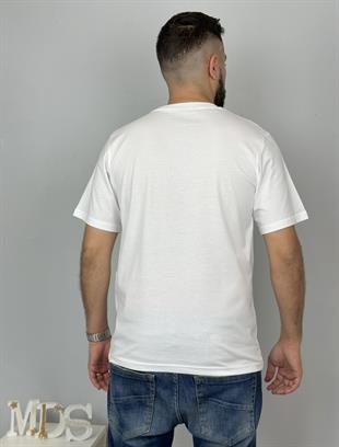 Jack & Jones JCORECHARGE J&J Logolu Erkek Beyaz Tişört 12276411