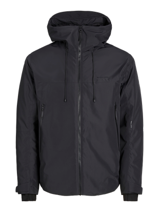 Jack & Jones JCOSUMMIT PADDED SHELL Erkek Su Geçirmez Mont Siyah 12262093