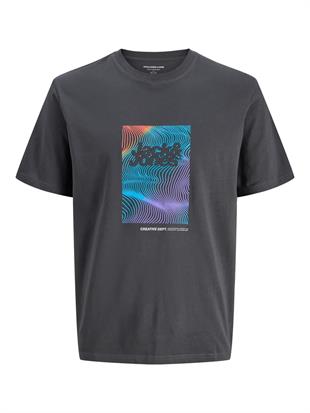 Jack & Jones JCOSYSTEMATIC J&J Logolu Erkek Siyah Tişört 12286113