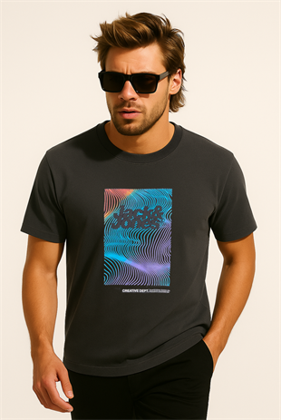 Jack & Jones JCOSYSTEMATIC J&J Logolu Erkek Siyah Tişört 12286113