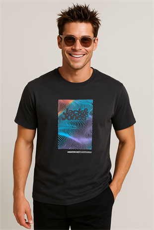 Jack & Jones JCOSYSTEMATIC J&J Logolu Erkek Siyah Tişört 12286113