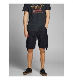 Jack & Jones Jeans Intelligence Jjıcharlie Erkek Kargo Şort 12166338 Black