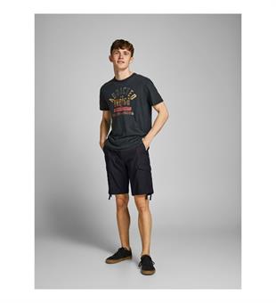Jack & Jones Jeans Intelligence Jjıcharlie Erkek Kargo Şort 12166338 Black
