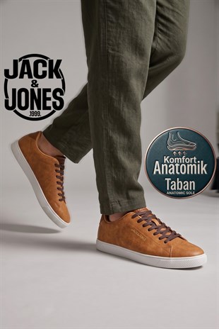 Jack & Jones JFWBOSLEY PU SNEAKER NOOS Erkek Cognac Spor Ayakkabı 12203642