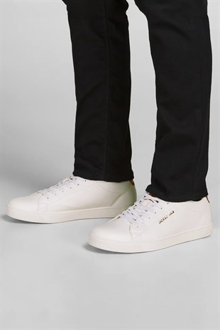Jack & Jones JFWBOSLEY PU SNEAKER NOOS Erkek Beyaz Spor Ayakkabı 12203642